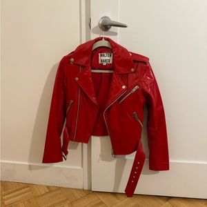 Walter Baker leather biker jacket